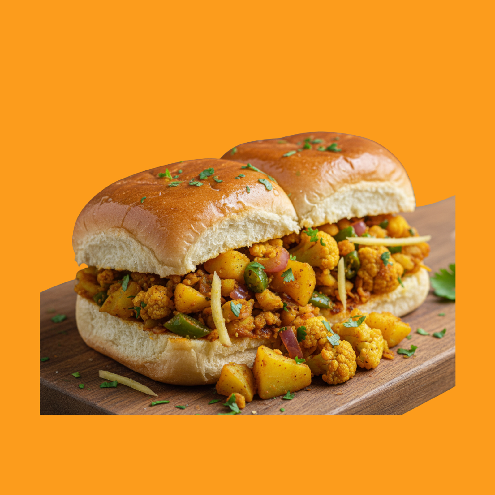 Aloo Gobi Baji Pav