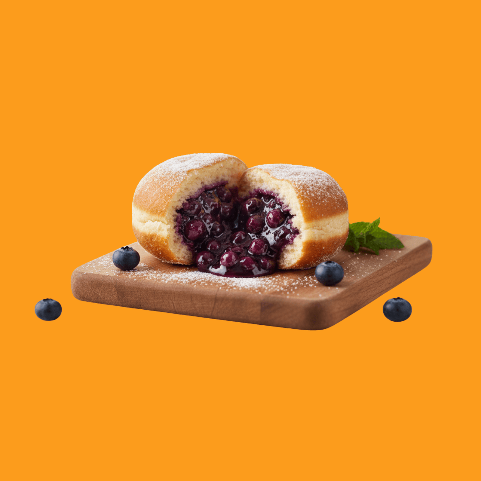 Blueberry Bombolini