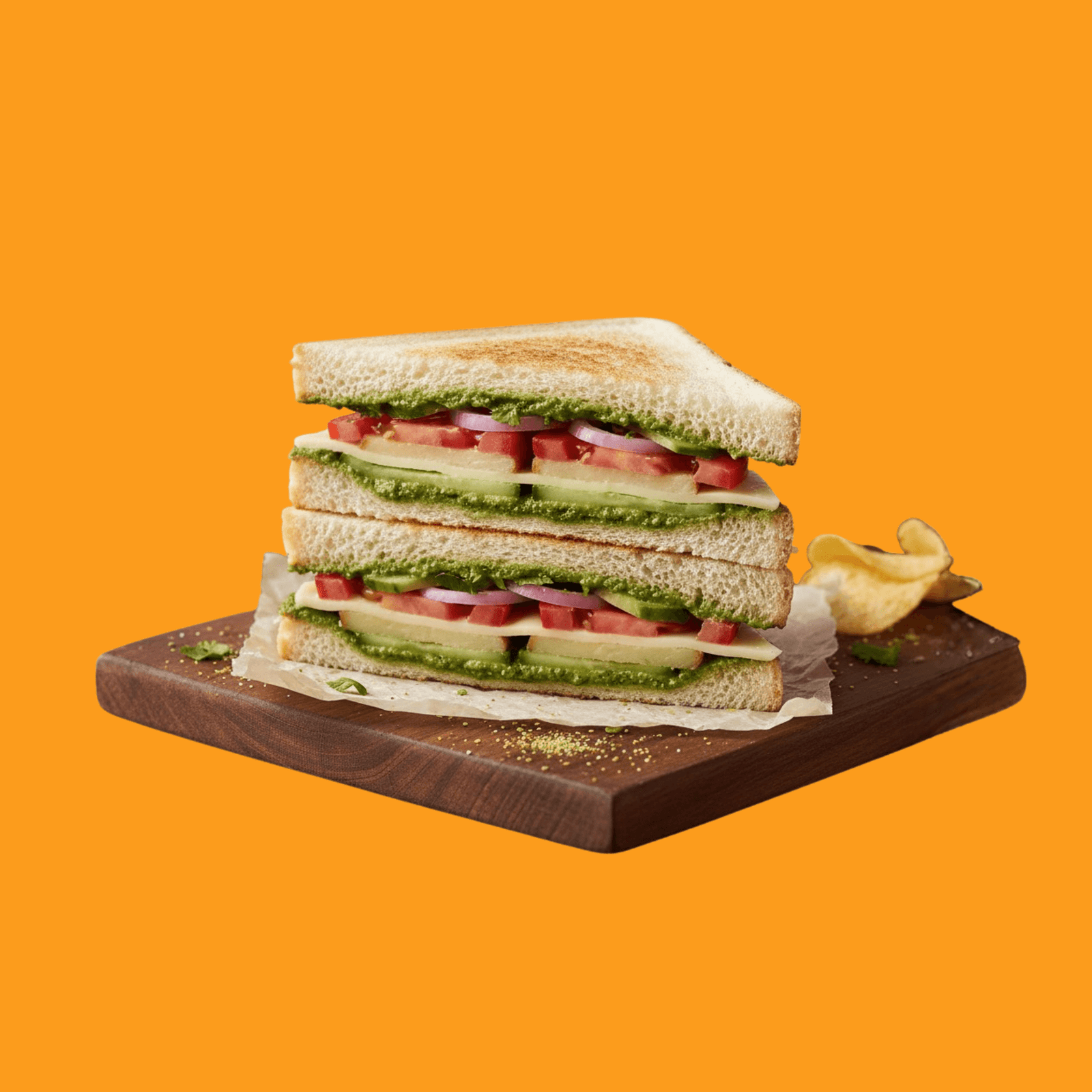 Veg Club Sandwich